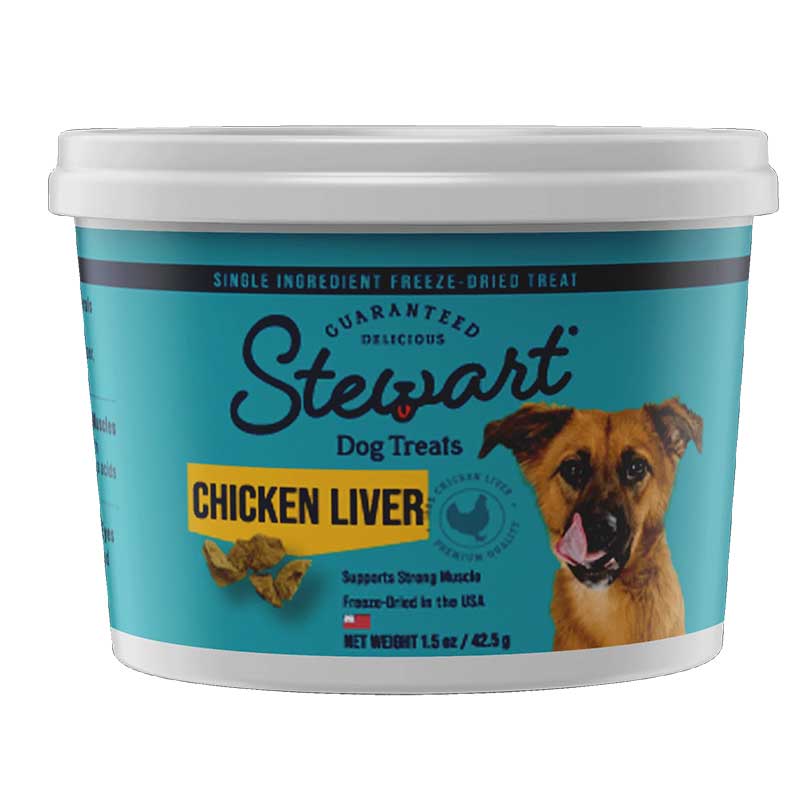 Stewart Pro-Treat Freeze Dried Chicken Liver 1.5 oz. from Miracle Care