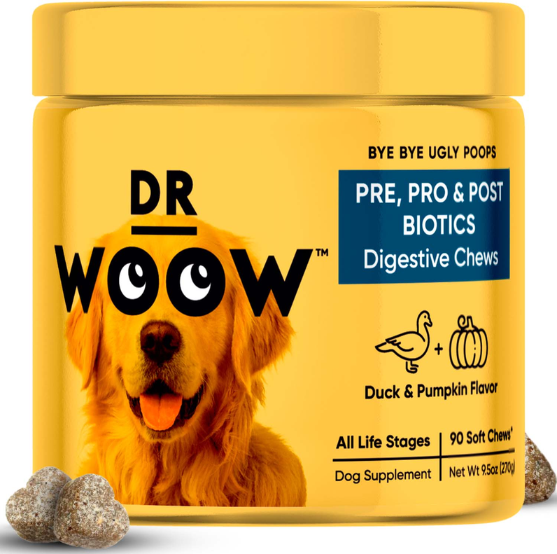 Dr Woow Digestion Soft Chews, 90 Ct