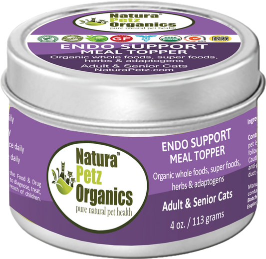 EndoMeal Topper Natura Petz Organics for Cats, 3 oz