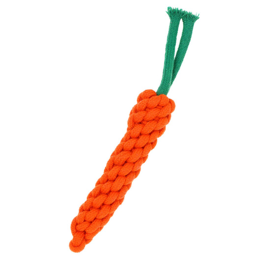 DOOG Country Tails Carrot Toy Orange 1.96" x 1.96" x 7.08"