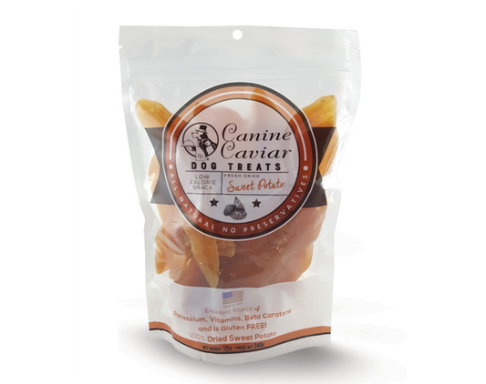 Canine Caviar Dried Sweet Potatoes, 0.375