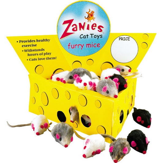 ZA Cheese Wedge Displ Box 60 Fur Mice