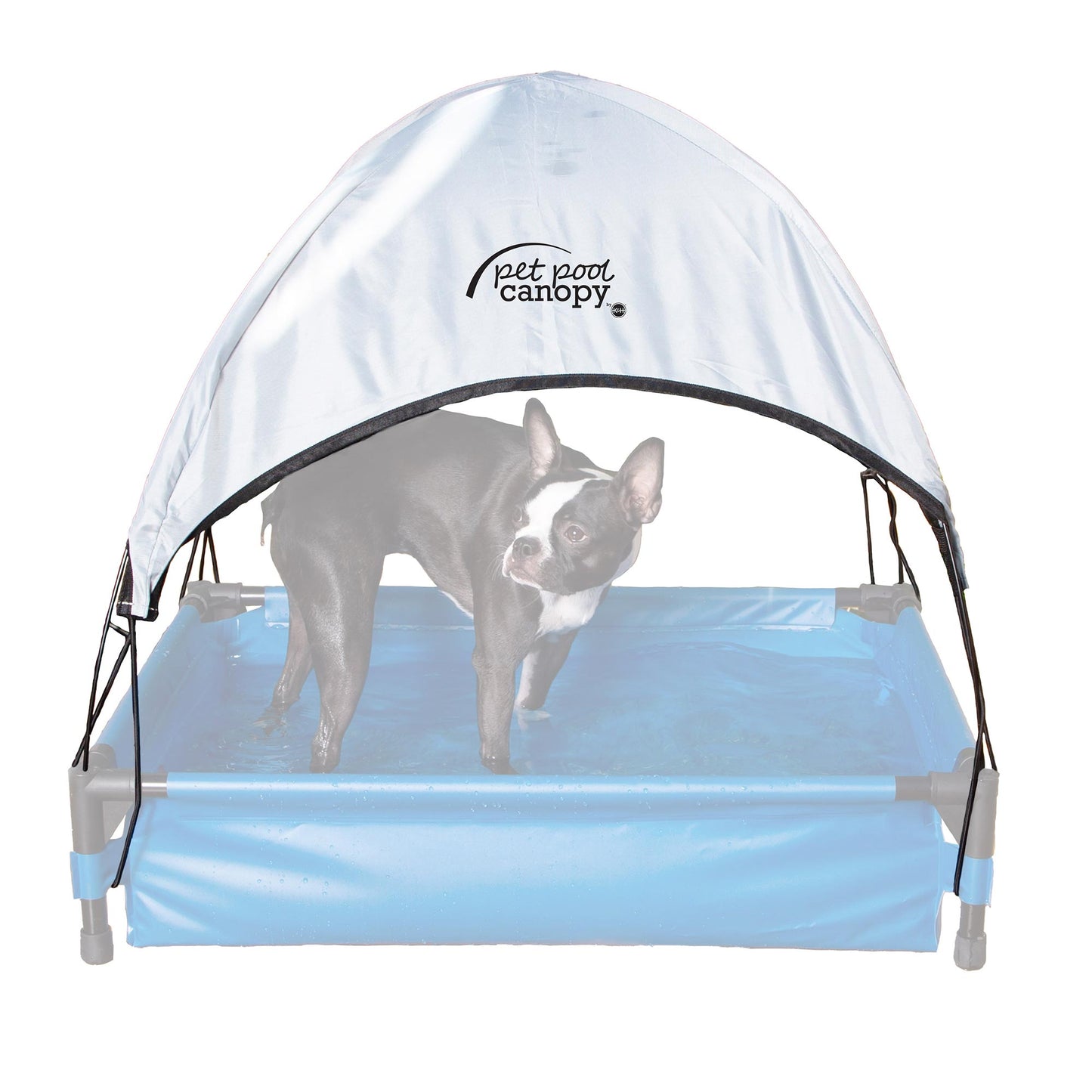 K&H Pet Products Pet Pool Canopy Medium Gray 25" x 32"