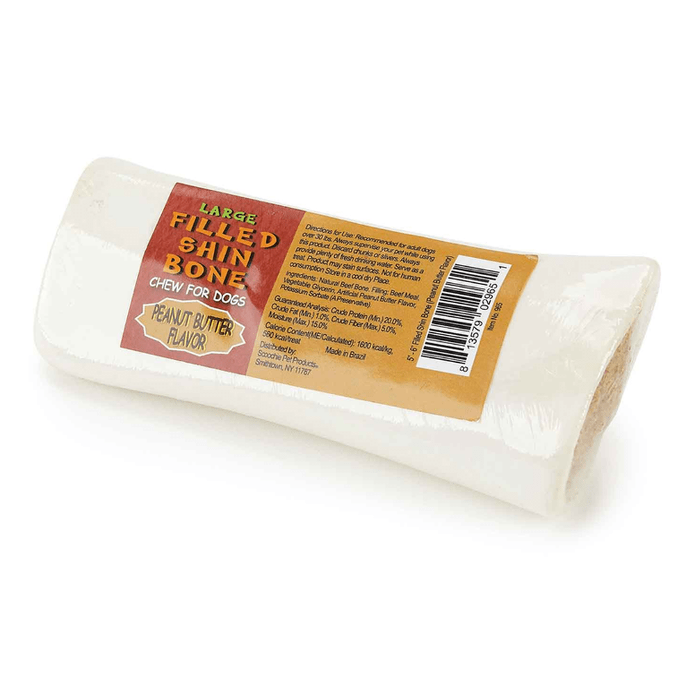 SCP Bone Peanut Butter Stuffed 5-6in