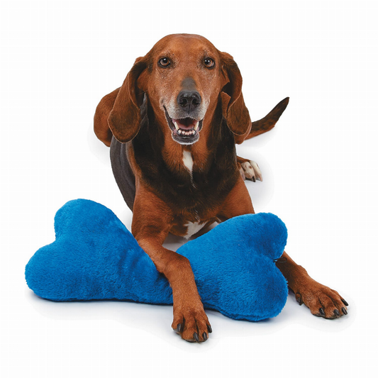 ZA Mega Color Plush Bone 16.5In Blue