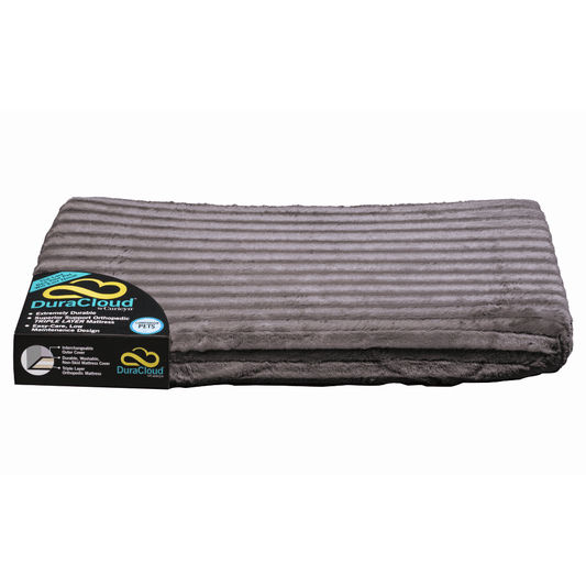 DuraCloud Orthopedic Pet Bed and Crate Pad, X-Small, Charcoal