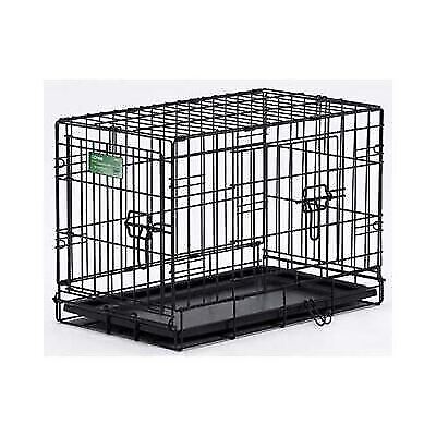 Midwest Dog Double Door i-Crate Black 18" x 12" x 14"