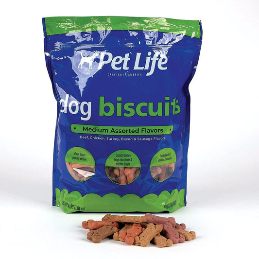 Pet Life Medium Assorted Biscuits 4Lb