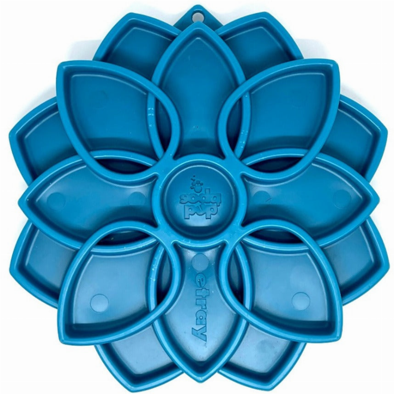 Mandala Design eTray Enrichment Tray for Dogs, Blue