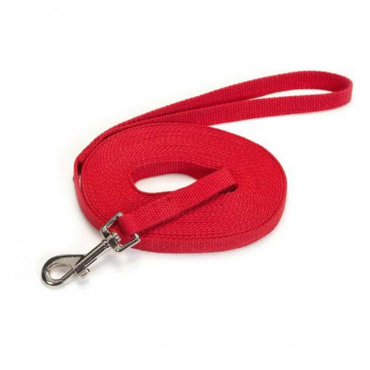 Guardian Gear Cotton Web Training Lead 20ft Red