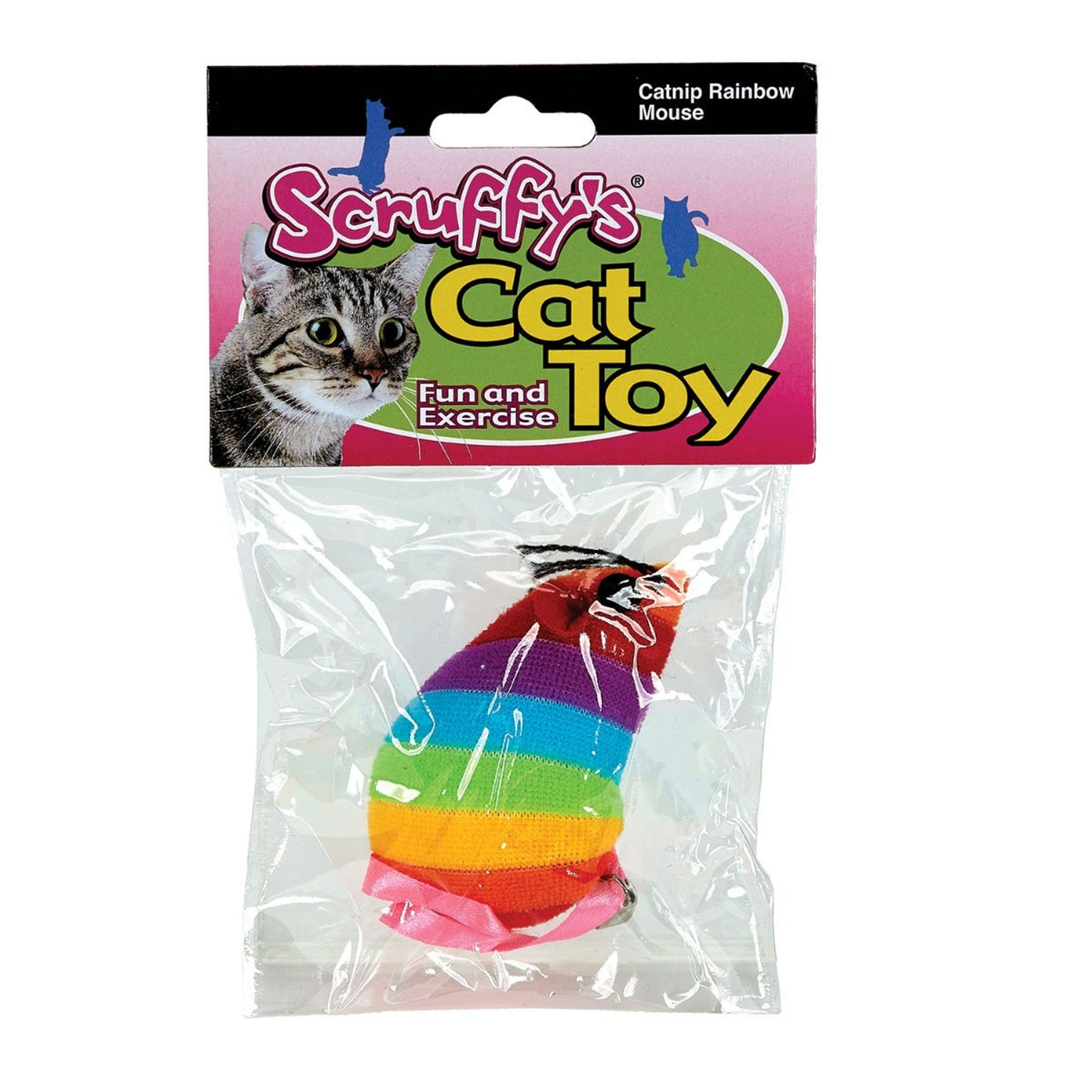 Scruffy's Catnip Rainbow Mouse