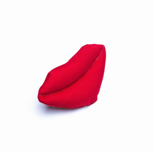 Big Red Lips Dog Toy - Medium, Red