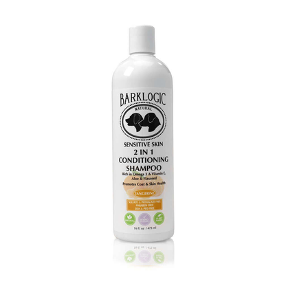 BarkLogic Sensitive Skin 2 in 1 Conditioning Shampoo, Tangerine