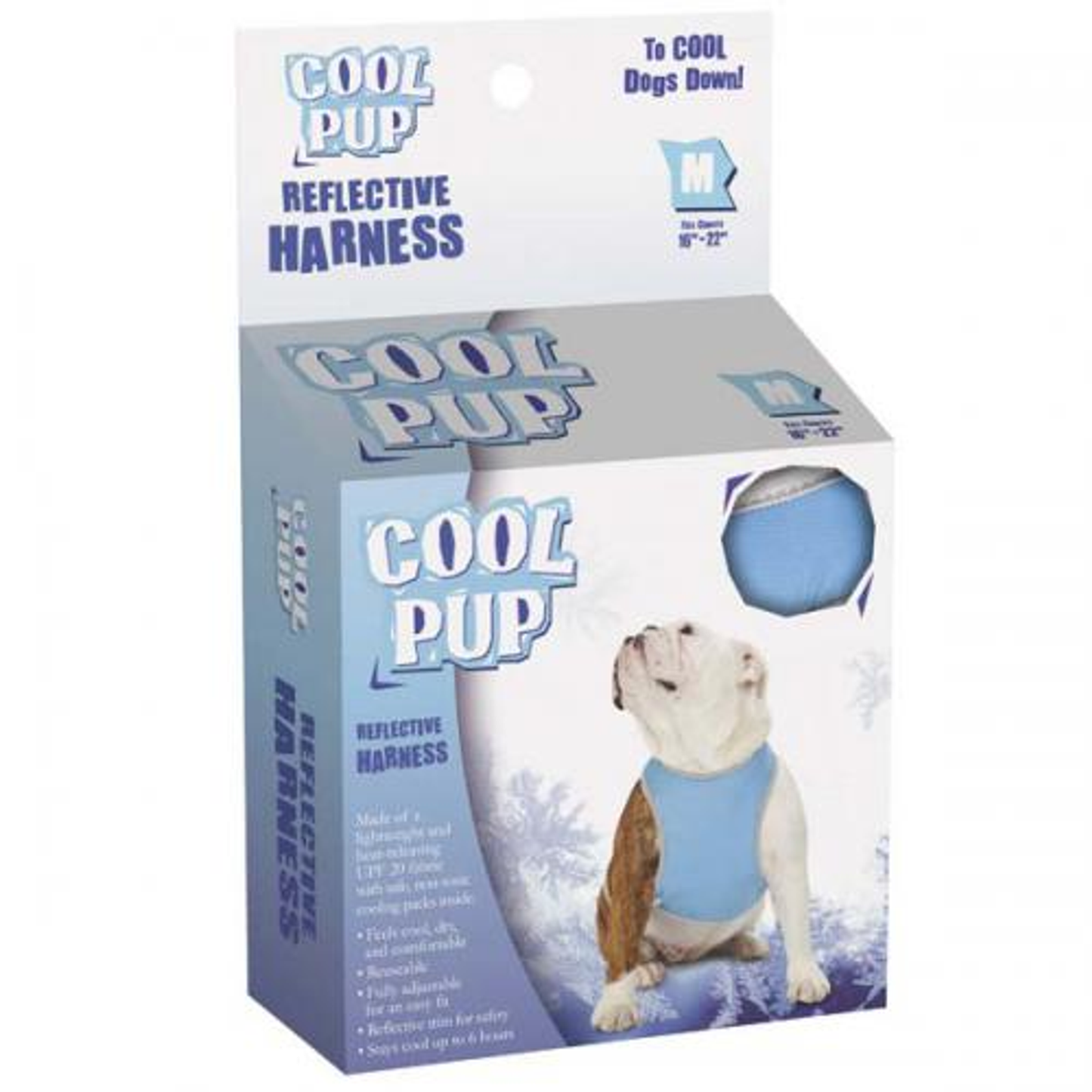 Cool Pup Reflective Harnesses Medium Blue