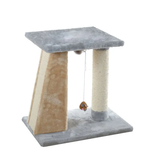 Armarkat 2 Level Platform Scratcher Real Wood Cat Post