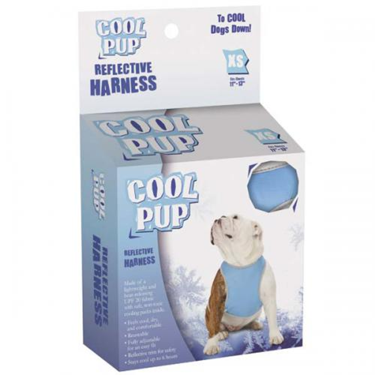 Cool Pup Reflective Harnesses Xsmall Blue