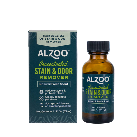 ALZOO "ALL NATURAL" Concentrated Stain & Odor Remover, Refill 1.1 oz