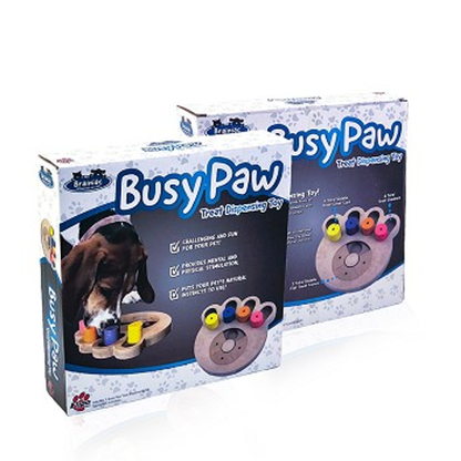 Brainiac Interactive Pet Toy, Busy Paw