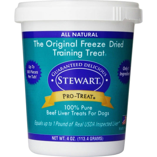 Miracle Corp Stewart Pro-Treat Freeze Dried Beef Liver 4 oz.