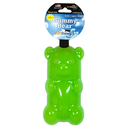 Ruff Dawg Gummy Bear Dog Toy Assorted 2.5" x 2" x 6" (1 Gummy)