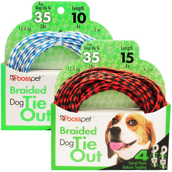 GG Poly Rope Dog Tie Out 10ft