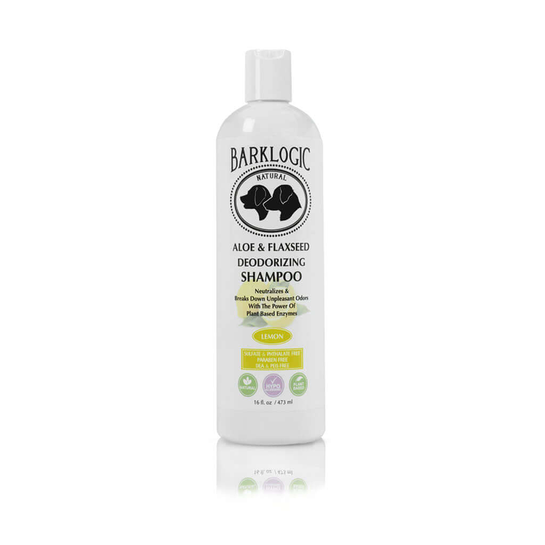 BarkLogic Aloe & Flaxseed Deodorizing Shampoo, Lemon Tree