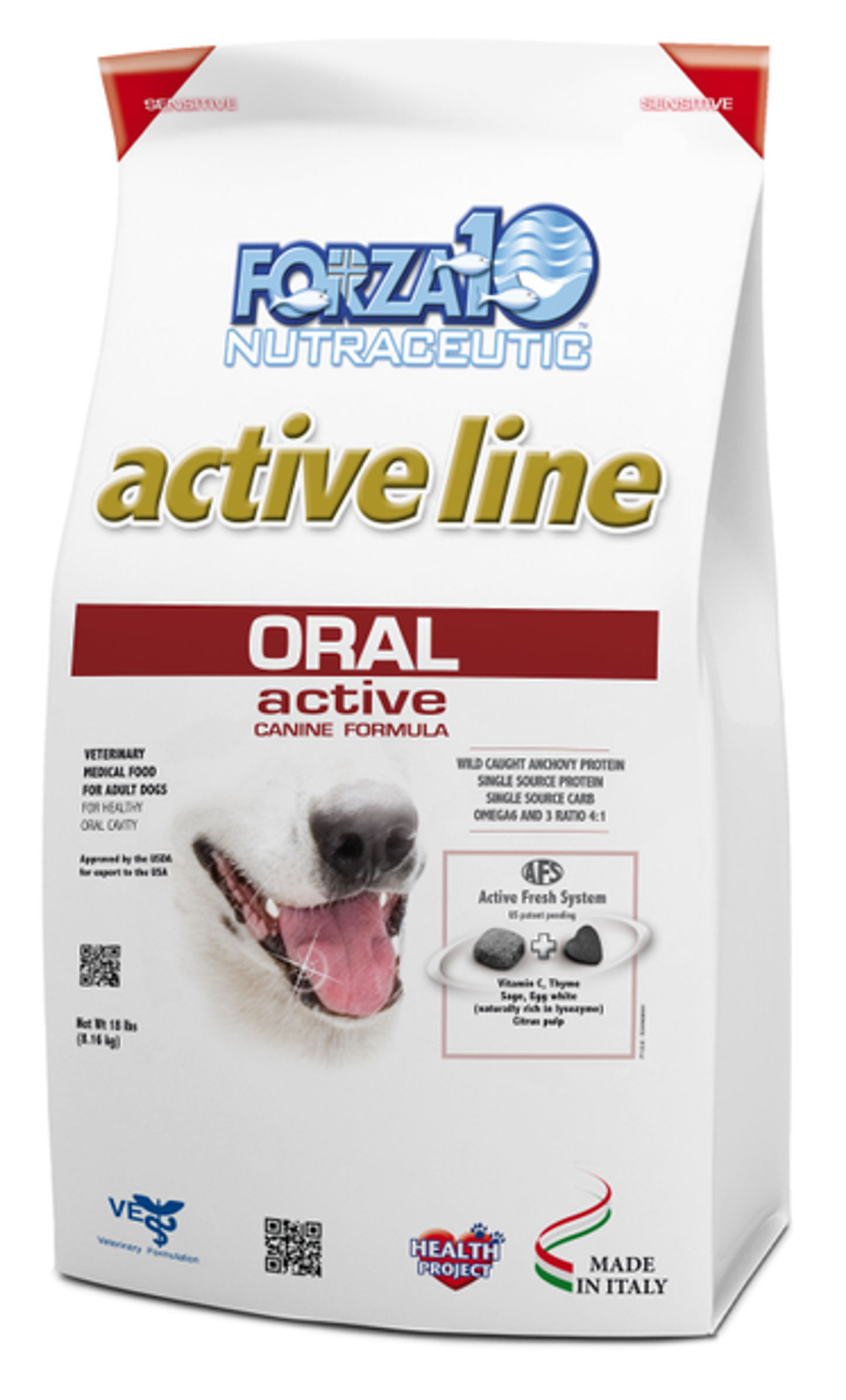 Forza10 Active Oral Support Diet Dry Dog Food, 18-lb bag