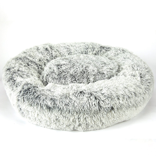 SP Plush Cuddler Bed Blk/Wht M/L