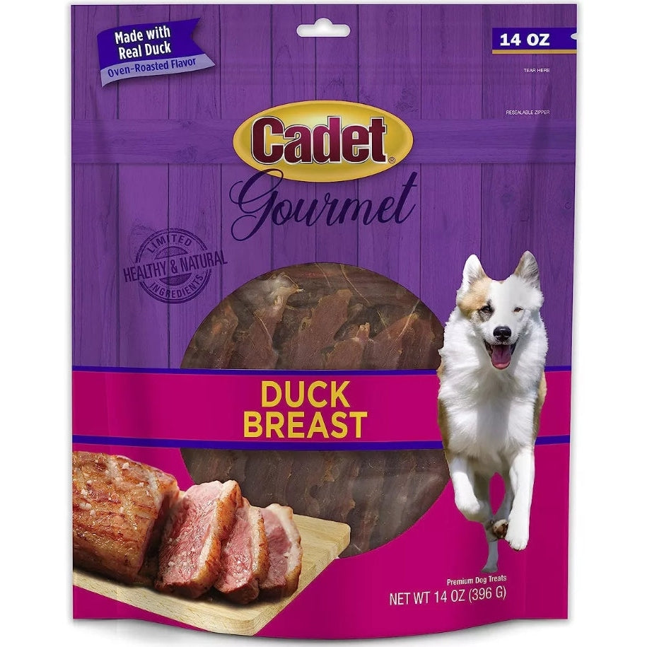 Cadet Gourmet Duck Breast Treats for Dogs, 14 oz