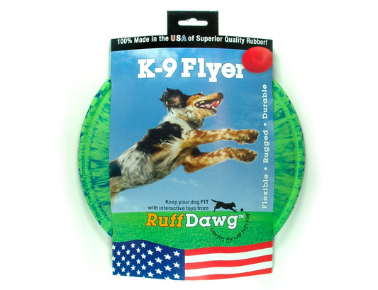 Ruff Dawg K9 Flyer Dog Toy Assorted Colors 9.5" x 9.5" x 0.2"