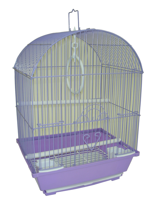 YML Round Top Style Parakeet Cage, 11x9x16, PURPLE