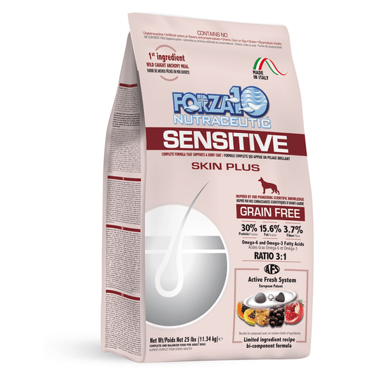 Forza10 Sensitive Skin Plus Dogs - 25 lb bag